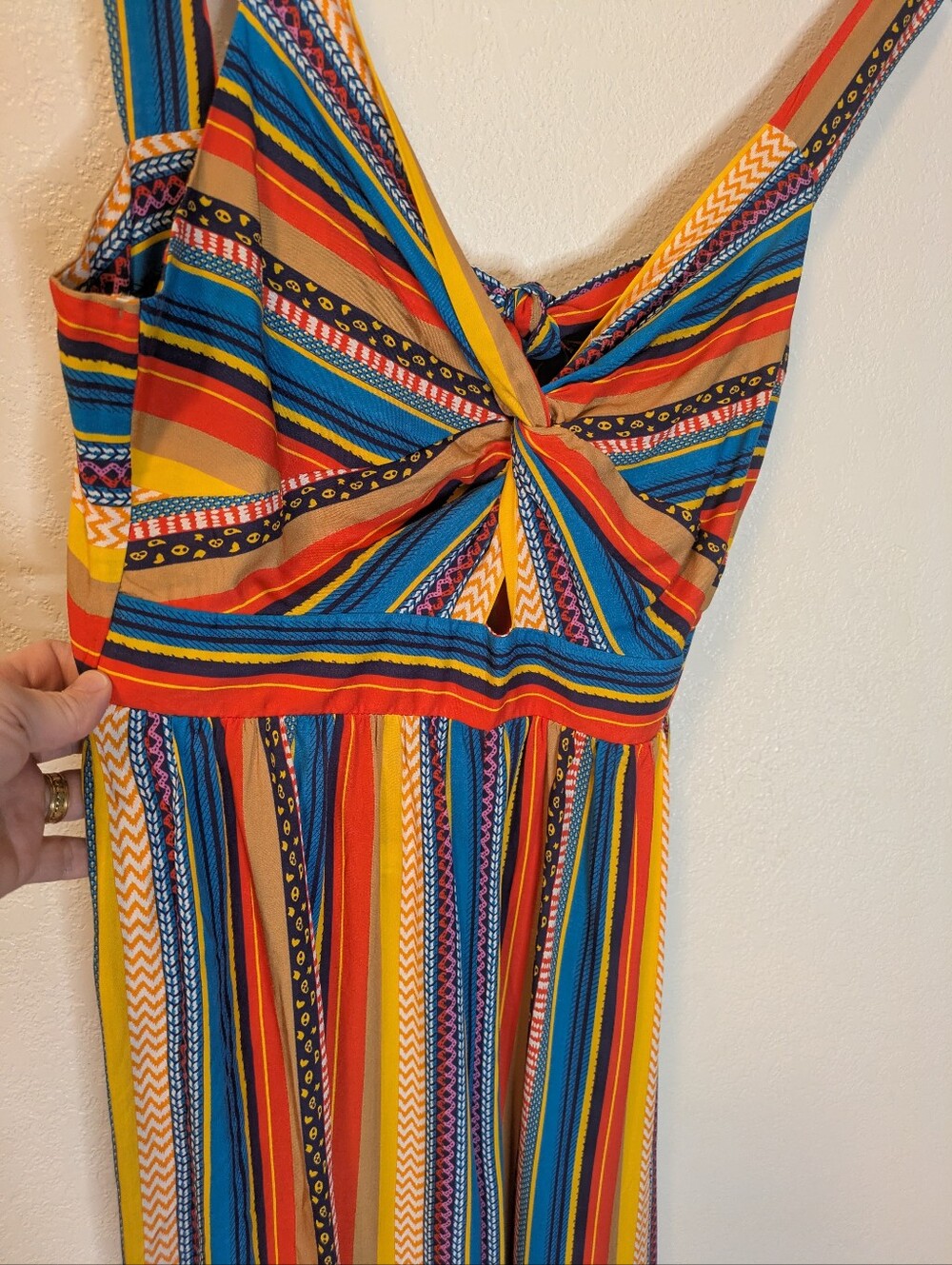 Cupshe Bold Beat Striped Multicolor Wide-Leg Jumpsuit - Picture 13 of 14